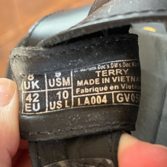 Dr. Martens Black Leather Sandals - Picture 4 of 4